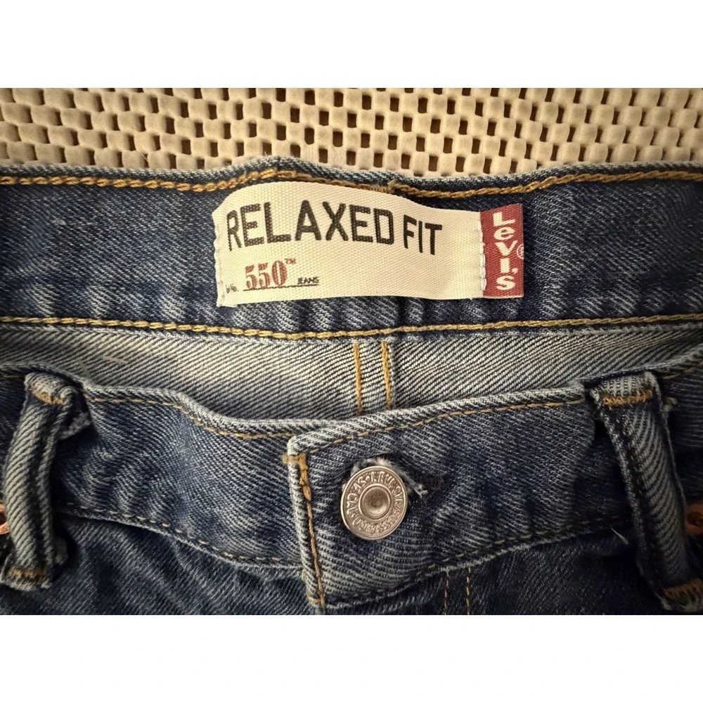 VTG Levis 550 Jeans Men‎ Sz 38 (34x32 Actual Measurements) Relaxed Fit Y2K 2010